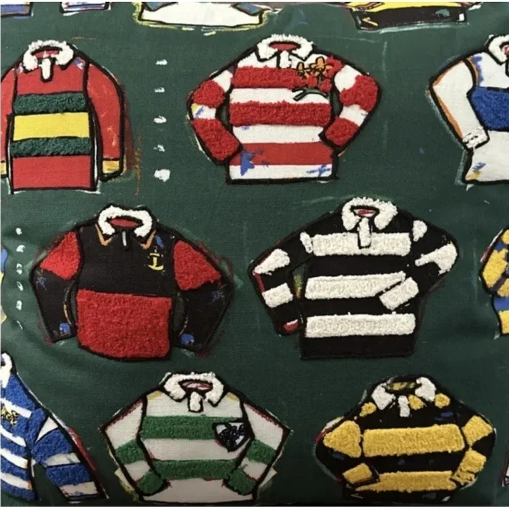 New W/ Tags Rowing Blazers X Target Rugby Shirt & Corduroy Throw Pillow NEW 2023